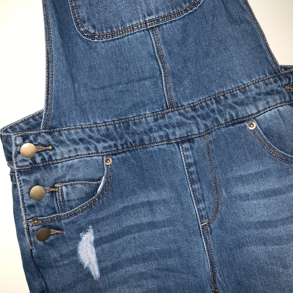 JustFab Slim Overalls - Picture 3 of 6